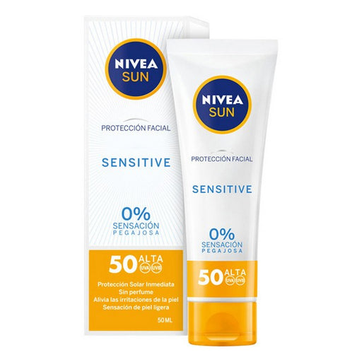 Crème Solaire Visage Sensitive Nivea (50 ml)