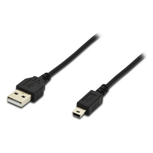 Câble USB AK-300130-018-S type A - mini B Noir (1,8 m) (Reconditionné A+)