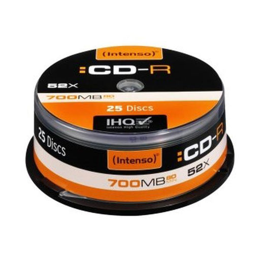 CD-R INTENSO 1001124 52x 700 Mo (25 uds)