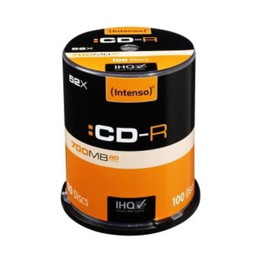 CD-R INTENSO 1001126 52x 700 Mo (100 uds)
