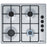 Gas Hob Balay 3ETX464MB 60 cm 60 cm Stainless steel (4 Stoves)