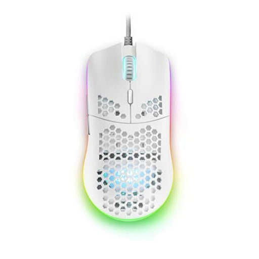 LED Gaming Mouse Mars Gaming MMAXW 220 ips 12400 dpi White