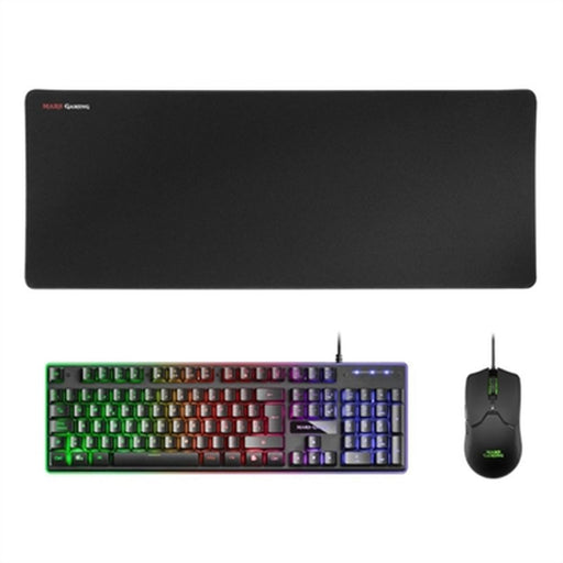 Keyboard with Gaming Mouse Mars Gaming MCPX Portuguese
