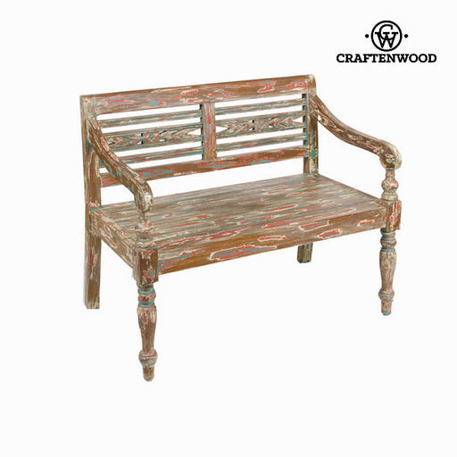 Bench with backrest Acacia (99 x 55 x 87 cm) by Craftenwood