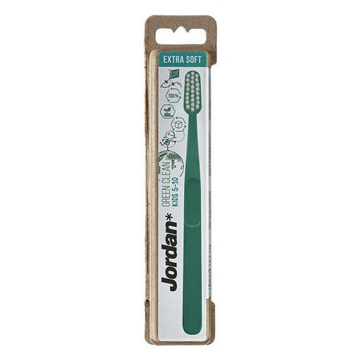Toothbrush for Kids Green Clean  Ultra Soft Jordan