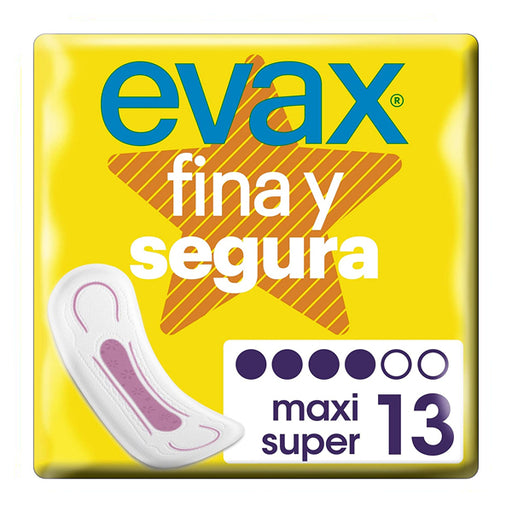Maxi pads sans ailes Fina &amp; Segura Evax (13 uds) (Remis à neuf A+)