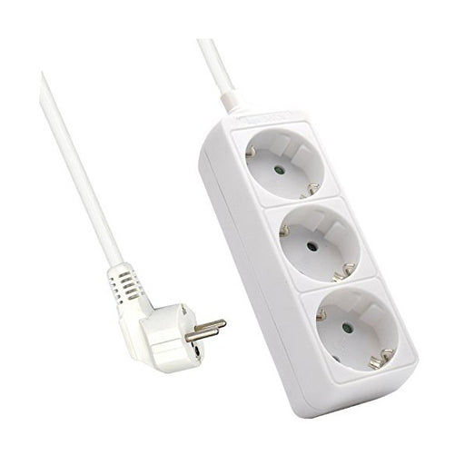 3-socket plugboard without power switch Ewent 3680W