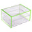 Box with compartments polypropylene (13 x 9,2 x 17,1 cm)