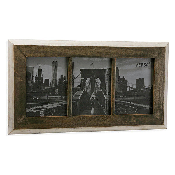 Wall photo frame Wood (1,8 x 18,8 x 40 cm)