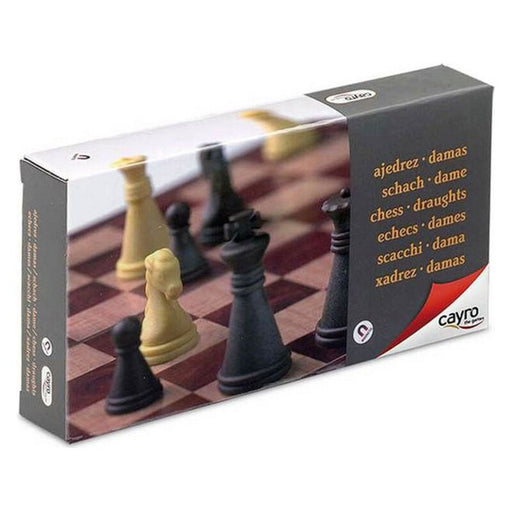 Chess and Checkers Board Magnetic Cayro (16 x 16 cm)