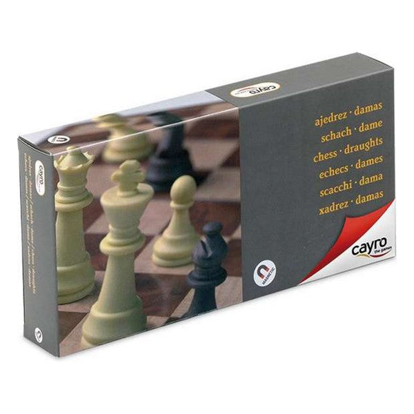 Plateau d'échecs et de dames Cayro Magnetic (24 X 24 cm)