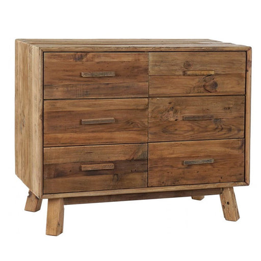 Chest of drawers Dekodonia Pinewood Recycled Wood (102 x 48 x 85 cm)
