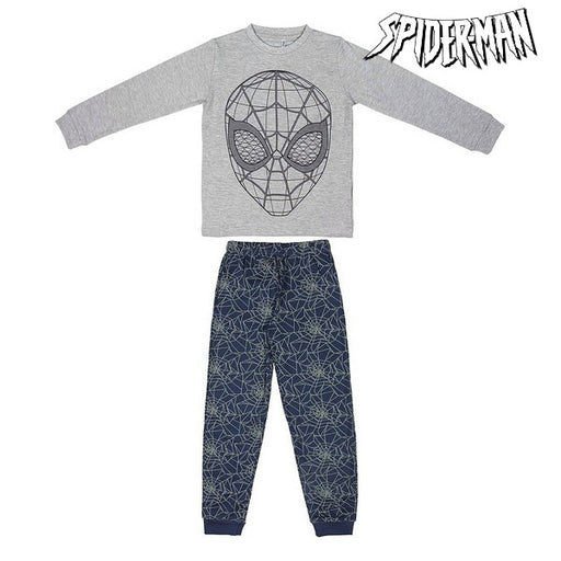 Pyjama Enfant Spiderman 74807 Gris Bleu (2 Pcs)
