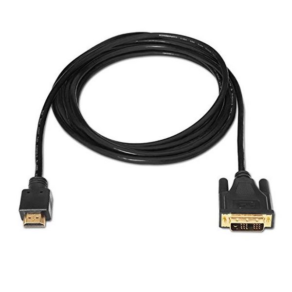 HDMI to DVI Cable NANOCABLE 10.15.0502 1,8 m Male to Male Connector