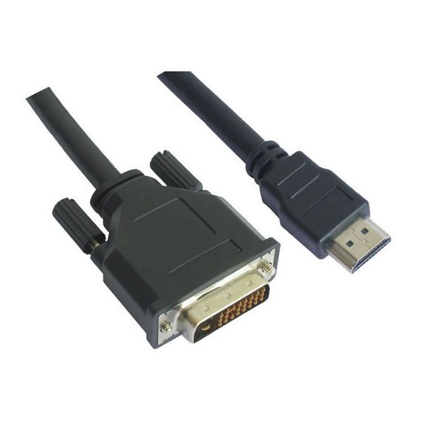HDMI to DVI Cable NANOCABLE 10.15.0502 1,8 m Male to Male Connector