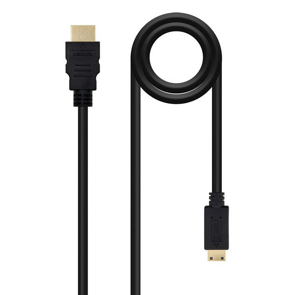 HDMI to Mini HDMI Cable NANOCABLE 10.15.0902 1,8 m Black