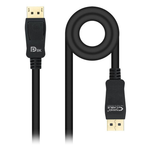 Câble DisplayPort NANOCABLE HDR 8K Ultra HD Noir