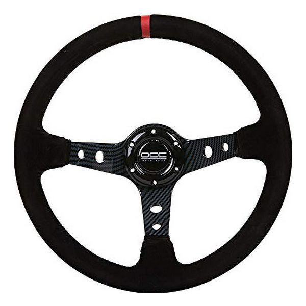 Racing Steering Wheel Track Black