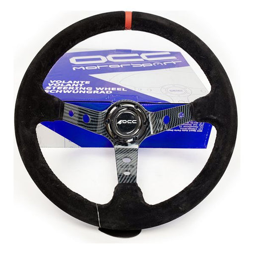 Racing Steering Wheel Track Black