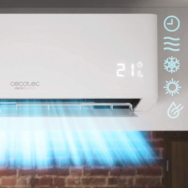 Air Conditioning Split EnergySilence 12000 AirClima Connected Cecotec A++/A+ 3000 fg/h WiFi