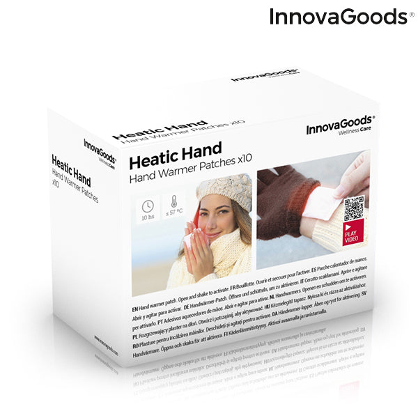 Hand-warming Patches Heatic Hand InnovaGoods (Pack of 10)