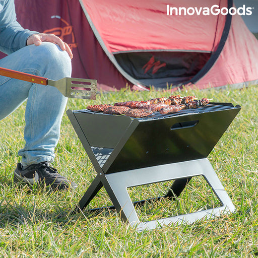 Barbecue Portable Pliant à utiliser avec Charcoal FoldyQ InnovaGoods