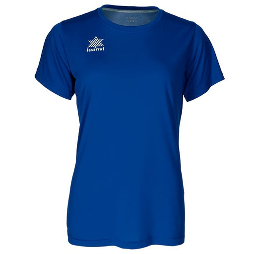 T-shirt à manches courtes pour femmes Luanvi Pol Bleu