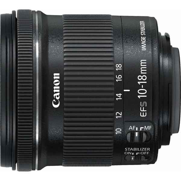 Lens Canon EF-S10-18ISSTM Black (Refurbished D)