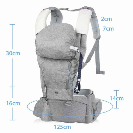 Baby Carrier Backpack Grey (Refurbished A+)