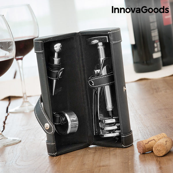 InnovaGoods Screwpull Wine Set (4 Pieces)