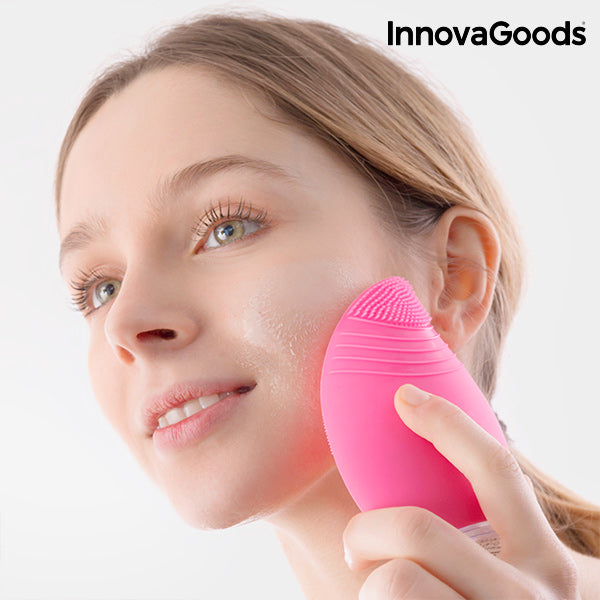 InnovaGoods Silicone Facial Cleaner-Massager