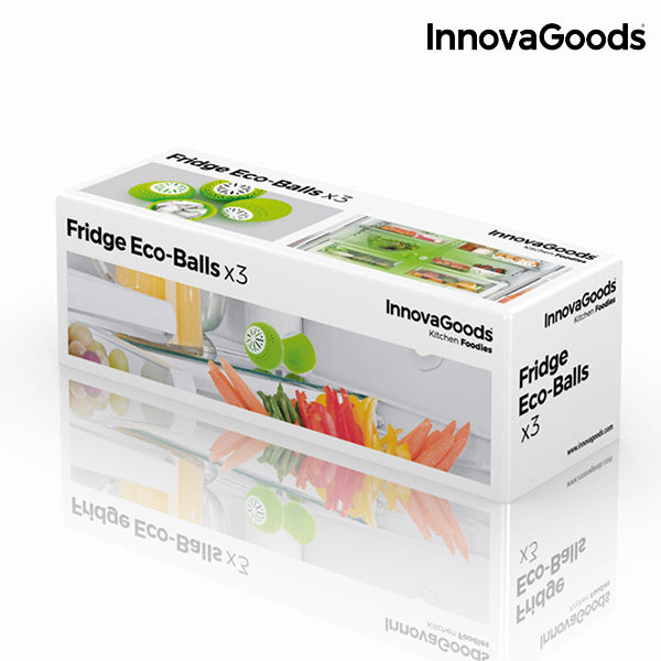 InnovaGoods Fridge Eco Balls (pack of 3)