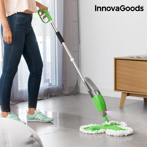 InnovaGoods Triple Dust-Mop with Spray