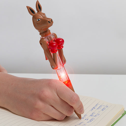 Boxing Kangaroo Pen with LED Light