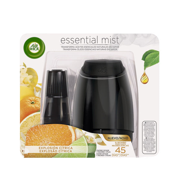 Air Wick Essential Mist (Citrus Burst) Air Freshener Automatic Diffuser and Refill