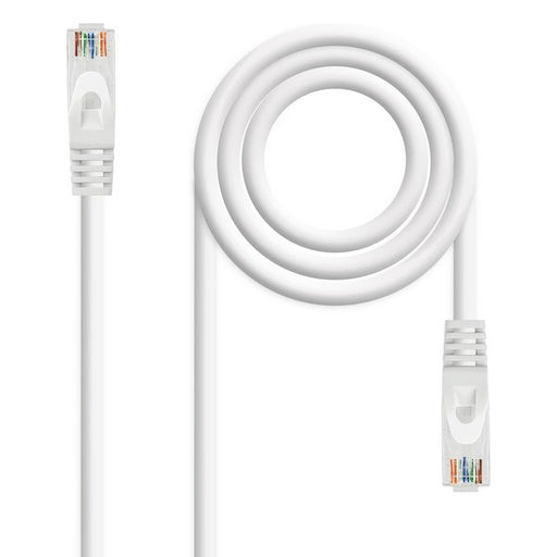 UTP Category 6 Rigid Network Cable NANOCABLE 10.20.1803-W LSZH (3 m) White