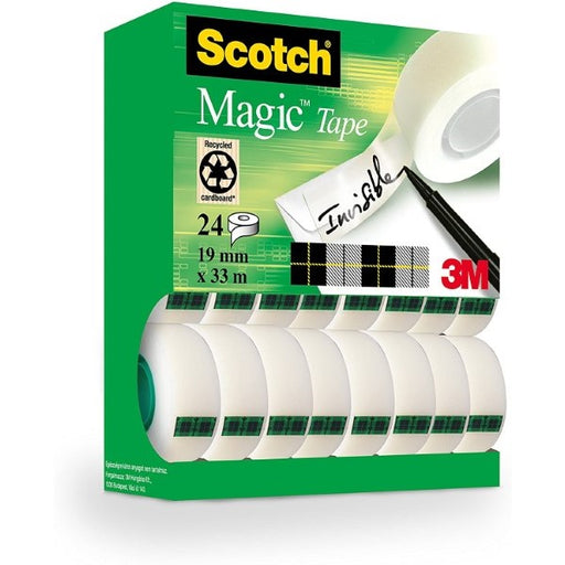 Adhesive Tape Scotch Magic Transparent (24 pcs) (Refurbished D)