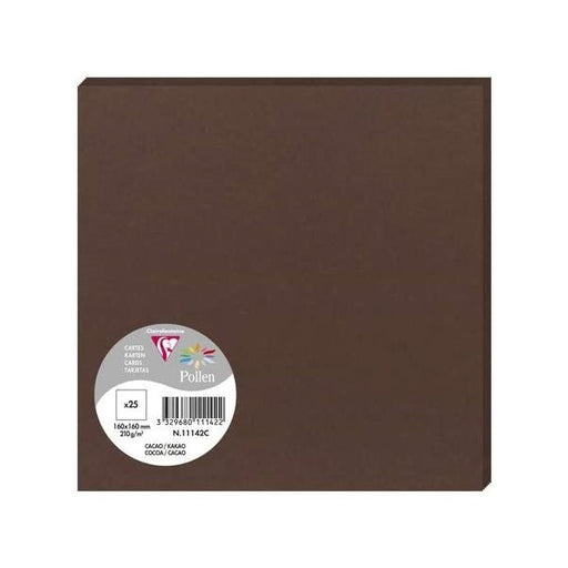 Congratulations Card Clairefontaine 11142C Brown (16 x 16 cm)(25 pcs) (Refurbished A+)